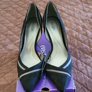 Elegant Women's Heels in Black and Gray by East 5th